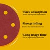 9 Inch Sanding Discs 40 Grit with 6 Holes, Hook