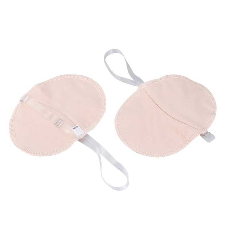 TOVINANNA 2 Pairs Men Women Reusable Underarm Sweat Pads Odorless