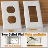 2 Pcs Recessed Outlet Box, DBHS1C-1 Low Profile Electrical Boxes,