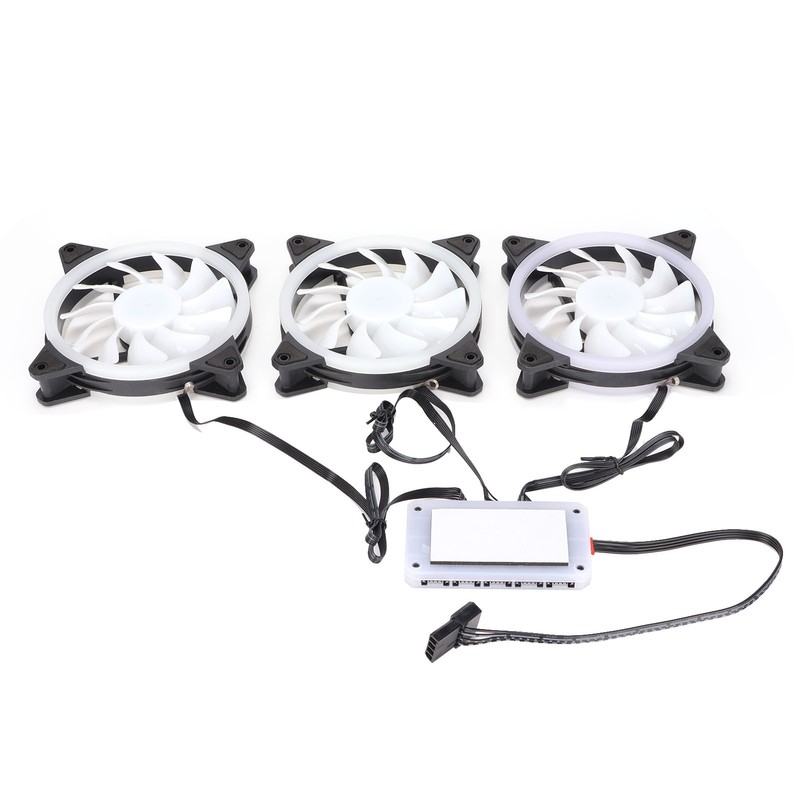 CPU Fan 11 Blades RGB Colorful Enhanced Frame Design Shockproof