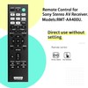 RMT-AA400U Replacement Remote Control for Sony Stereo RMTAA400U STRDH190 STR-DH190