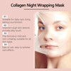 Peel-Off Face Mask, Collagen Night Wrapping Mask, Moisturizing, Improves Rough