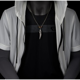 Mens Womens Vintage Angel Wing Pendant Charm Necklace（CA）
