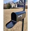 GIBRALTAR JUMBO POST MOUNT MAILBOX Galvanized Steel Extra Large Rural