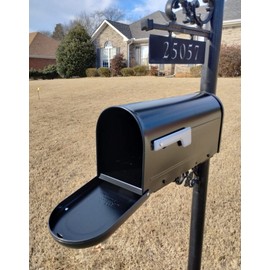 GIBRALTAR JUMBO POST MOUNT MAILBOX Galvanized Steel Extra Large Rural Mail Box