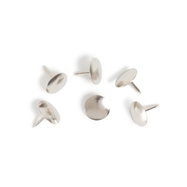 U Brands Silver Thumb Tacks, Office Supplies, Bulletin Board Accessories, 500 Count