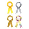 HUTRADE Fun & Vibrant Hobby Horse Rosettes - 4 Pack