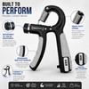 Adjustable Hand Grip Strengthener for Fitness Training – 10–100kg Spring