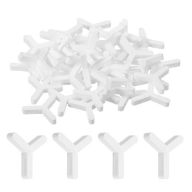 uxcell 400Pcs Wall Floor Tile Plastic Y Type Spacers Tiling Tools 3mm 1/8 Inch Hexagon Tile Spacers for Ceramic Tiles Installation, White