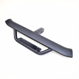 Mechanic Force 37" Long 2" Receiver Trailer Tow Hitch Bar Drop Step Black Truck Bed Universal