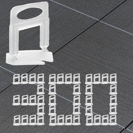 Aisamco 300pcs Tile Leveling Brackets Tile Spacer 3mm Clips for Tile Leveling System