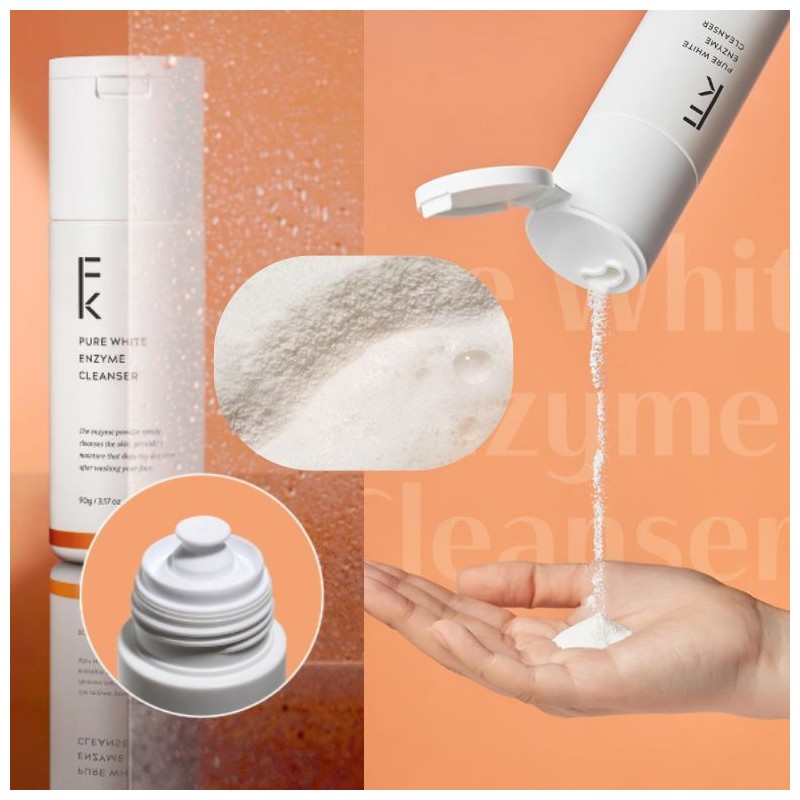 [YAKSON HOUSE X Feelkeen/Hypoallergenic] Feelkeen Pure White Enzyme Cleanser 90g