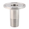 Metaland 1.5" Tri Clamp to 3/8" NPT Male Fitting Stainless