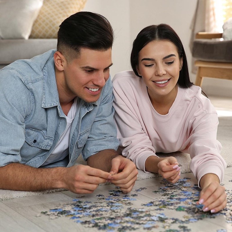 Moruska Fantasy Puzzles for Adults 1000 Piece - Waterfall Castle