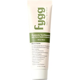fygg Pasta De Dientes Mini Para Viajes Sin Flúor(0,7 Oz) Nanohidroxiapatita(Menta Suave) | Recomendado Por Dentistas - Para Remineralizar, Blanquear Y Dientes Sensibles - Pasta De Dientes Para El Cuid