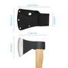 Hatchet Head Sheath Holster, Black Oxford Sheath for 1-1/4Lb Axe,
