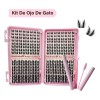 Kit De Cat Eye Pestañas,8-18mm,extensión De Pestañas
