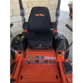 Durafit Seat Covers, "The Boss Custom Fit Kubota Seat Cover for KUBOTA Zero Turn Mowers Z700 Series, Z781i and Kioti ZXC SE Series in Black Endura Fabric