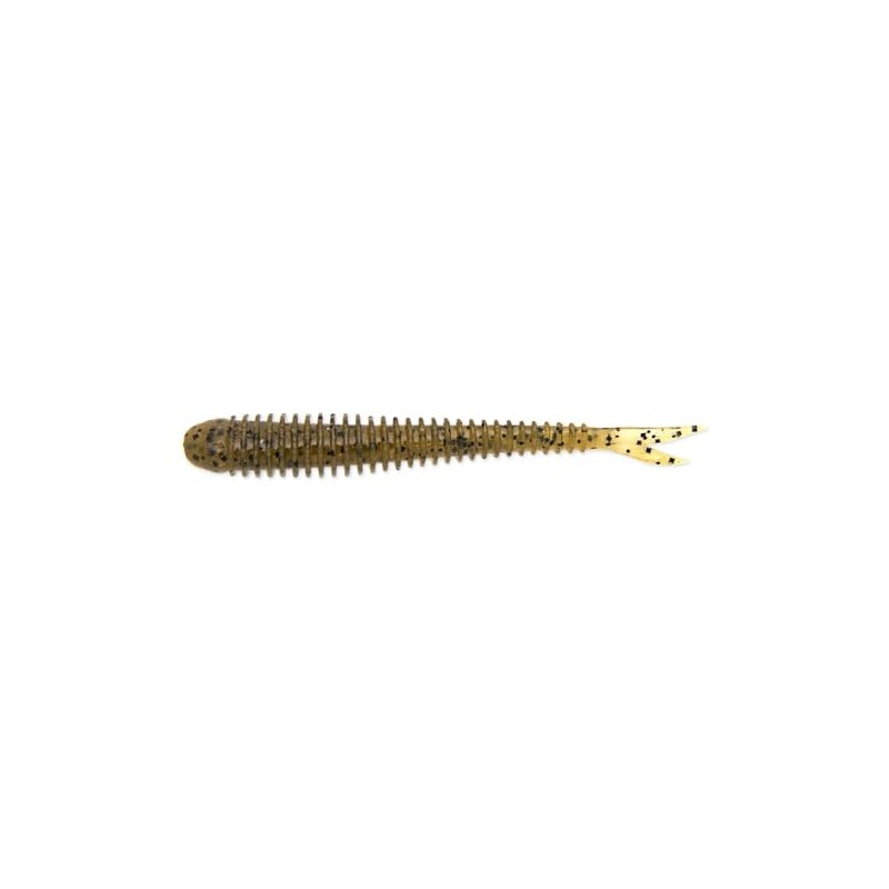 KEITECH Live Impact Lure, 2.5 in, #101 Green Pumpkin Pepper