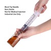 1PCS 100ML Reusable Plastic Syringe with Measurement Hydroponics Plastic Nutrient