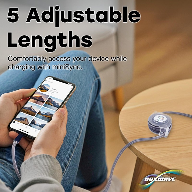 BoxWave Cable Compatible with Netgear Nighthawk M6 Mobile Hotspot (MR6110)