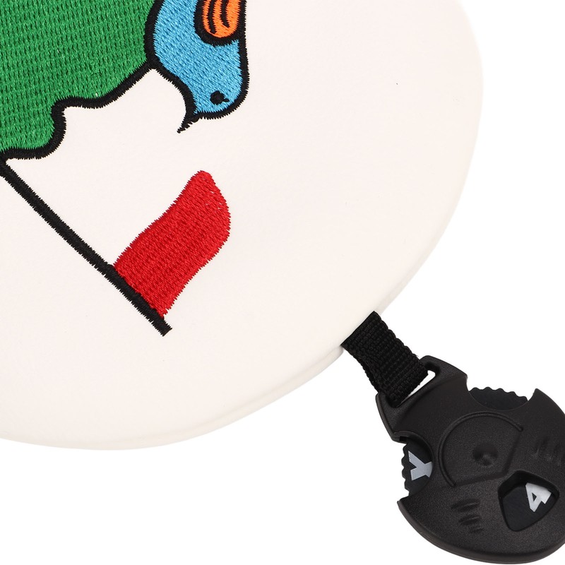3PCS Golf Club Head Cover PU Waterproof Bird Pattern Golf