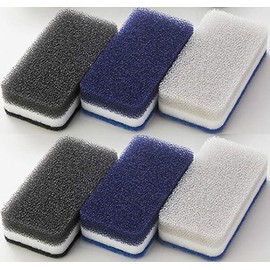 Duskin Kitchen Sponge 3-Color Set Monotone N New Color Navy Antibacterial Type 6 Pieces (3 Piece Set x 2 Pack)
