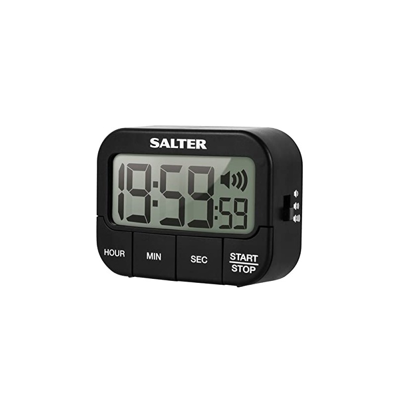 Salter Kitchen Digital Display Count up or Countdown Timer, Adjustable