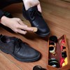 Shoe Shine Kit with PU Leather Sleek Elegant Case, 12-Piece
