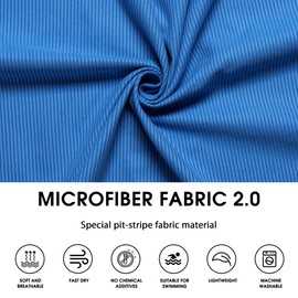 4Monster Microfiber Camping Towel - Quick Dry, Super Absorbent, Lightweight Travel Towel for Hiking, Beach, Gym, Backpacking, Yoga - Compact with Carry Bag (Blue, Large(51.10" x 32.20"))