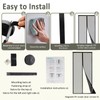Zejoot Universal Magnetic Screen Door for RV, Tear-Resistant RV Mosquito