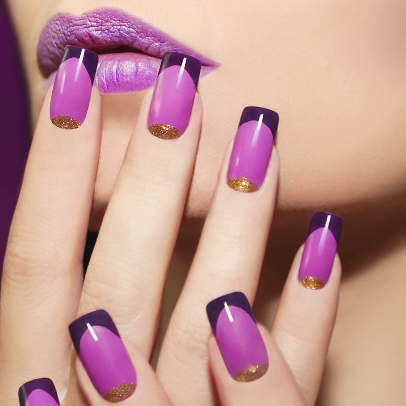 Nail Capsules 500 Pieces Acrylic False Nails Clear American Nails