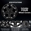 TULALUX Wheel Hubcaps Compatible with Ford Fusion 2010 2011 2012;