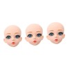 STOBOK 3pcs Vinyl Doll for Creative Crafting Realistic Features for