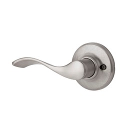 Weiser Belmont Satin Nickel Door Handle, Left-Handed Half Dummy Lever, Non-turning Interior Door Handles for Wardrobe, Closet Door & French Doors,Cabinet Handle/Cupboard Handles,Traditional Home Décor