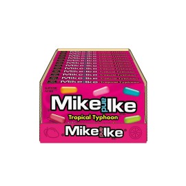 Homry Mike and Ike Tropical Typhoon 12 Count Fruity Chewy Candy Variety Pack