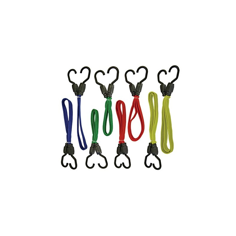 Faithfull FAITDBUNG8 TDBUNG8 Flat Bungee Cord (Set of 8)