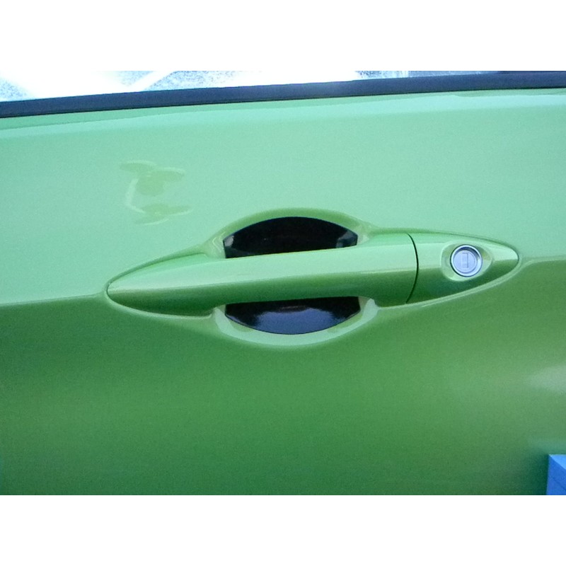 Gloss Black Auto Accessory Door Handle Trim Molding Scratch Cover