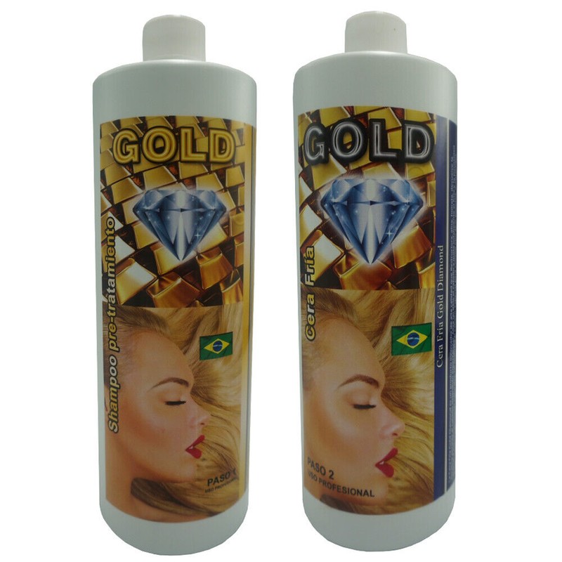 Tratamiento de Keratina Capilar CERA FRIA Keratina 32 OZ +Shampo