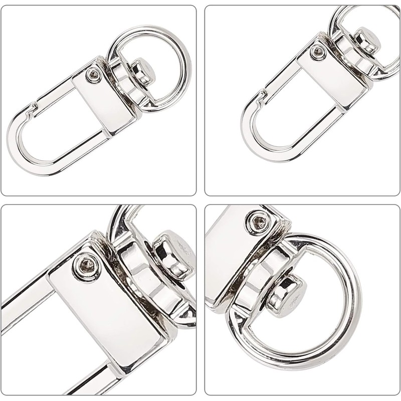 AMUU Nascan, Set of 10, Rotating Hook, 360 Degree Rotation,