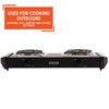 IMUSA USA GAU-80306 Electric Double Burner 1750-Watts , Black