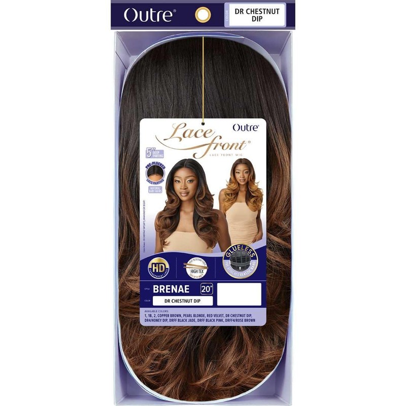 Outre Lace Front Wig - Brenae (DRFF BLACK JADE)