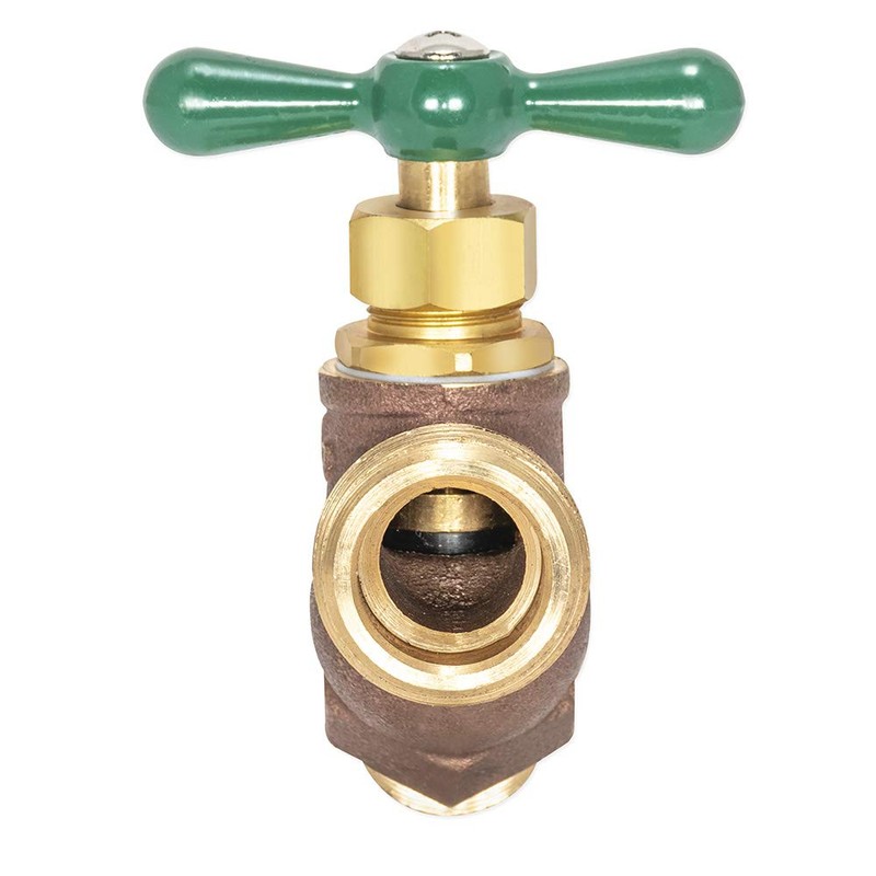 Eastman Heavy-Pattern Male No-Kink Hose Bibb Valve, 1/2 Inch MIP