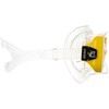 Cressi Onda Snorkel Mask, Transparent/Yellow, One Size, Adult, Unisex