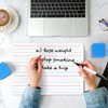 2pack 9x12 inches Dry Erase Board Lapboard Reusable Lined Erasable