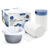 MED PRIDE Disposable Bedside Commode Liner Bags [Pack of 100]-