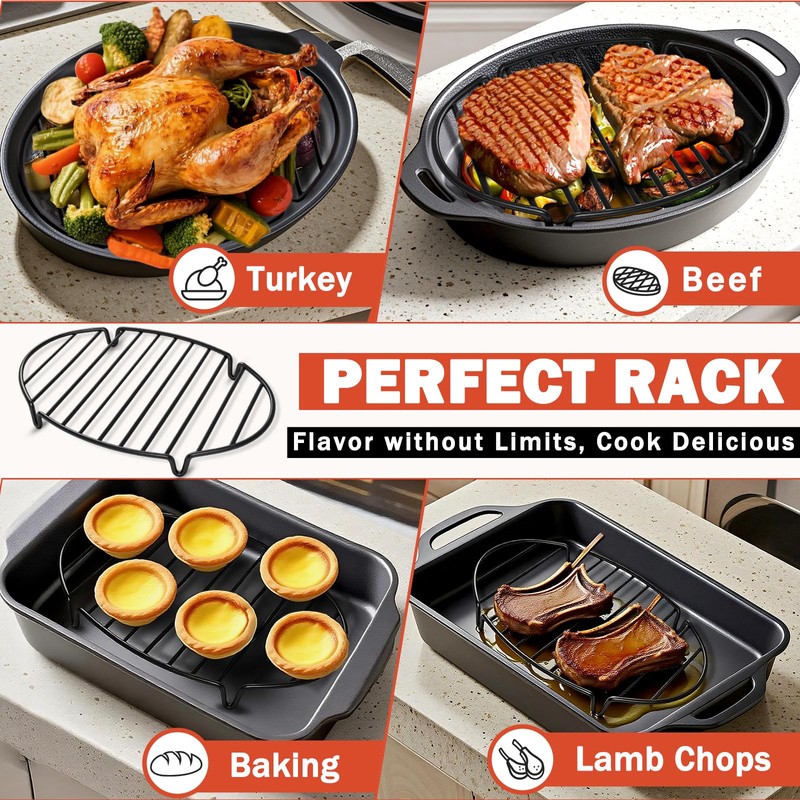 Roasting Rack for Roasting Pan (Oval)