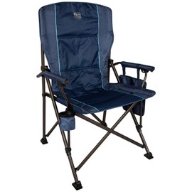 TIMBER RIDGE Oversized Folding Camping Chair High Back Heavy Duty for Adults Support up to 500lbs with Cup Holder, Side Pocket
