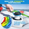 75FT Radius Handle Ski Ropes for Water Skiing, Floating Wakeboard