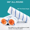 20 Piece Paint Roller Kits Set High Density Microfiber Rollers